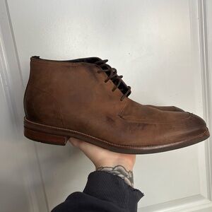 Cole Haan Men’s 11.5 Brown Leather Wagner Grand Apron Chukka Boot